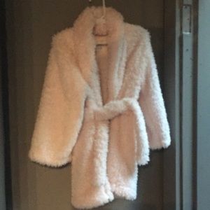 Little Giraffe Pink Robe